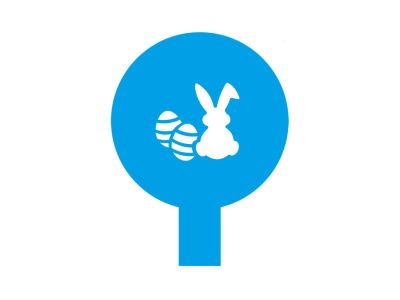 Schablone  Hase "groß"