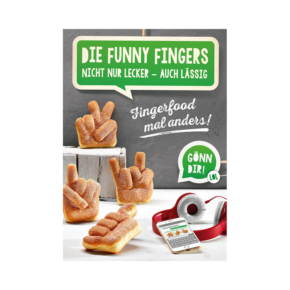 Werbemittel Motivplakat Funny Fingers von MeisterMarken