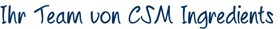 Ihr Team von CSM Ingredients