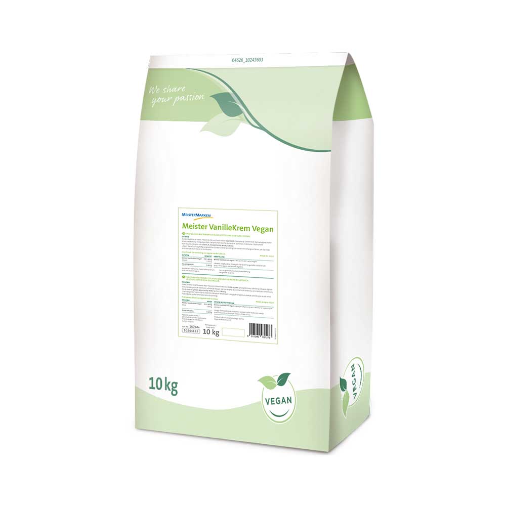 Meister VanilleKrem Vegan für vegane Deutsche Creme